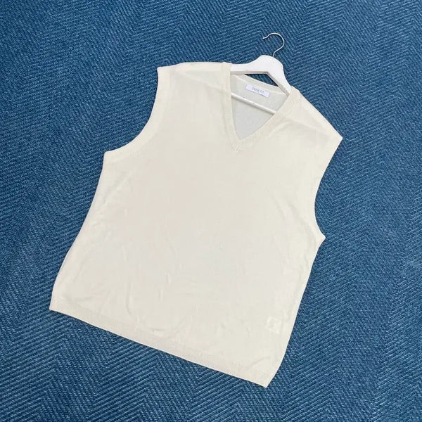 [BUNJANG] Draw Fit Knit Vest / [L] 드로우핏 니트 조끼 베스트 만원샵