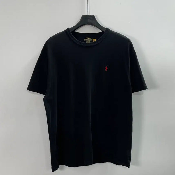 [BUNJANG] Polo Ralph Lauren Black Heavyweight T-Shirt / 폴로 랄프로렌 블랙 헤비웨이트 반팔티  (on.1594)