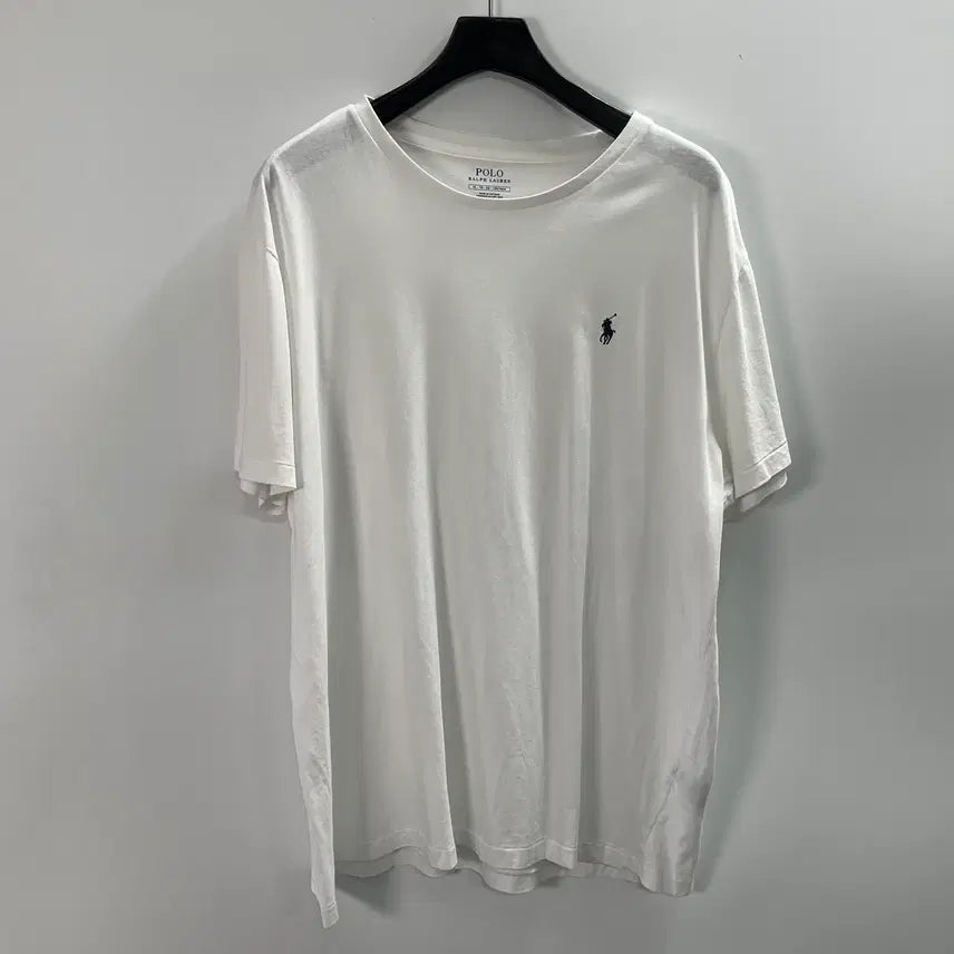 [BUNJANG] Polo Ralph Lauren White Short Sleeve T-Shirt XL / 폴로 랄프로렌 화이트 반팔티  (on.1595)
