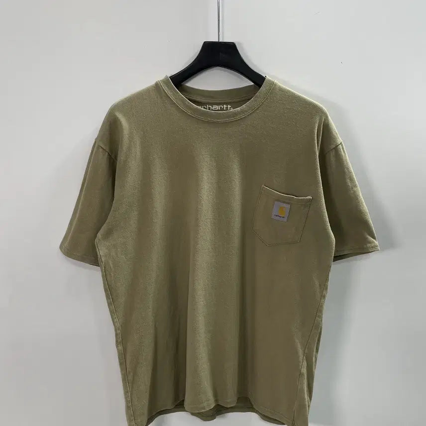 [BUNJANG] Carhartt Khaki Round Neck T-Shirt XL / 칼하트 카키 라운드 반팔티  (on.1596)