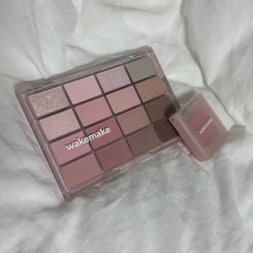 [BUNJANG] WAKEMAKE Soft Blurring Eye Palette 10 Lazy Pink / 급처 웨이크메이크 소프트 블러링 아이팔레트 10 레이지 핑크