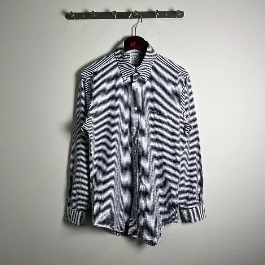 [BUNJANG] Brooks Brothers Blue Stripe Shirt / 브룩스 브라더스 블루 스트라이프 셔츠 S
