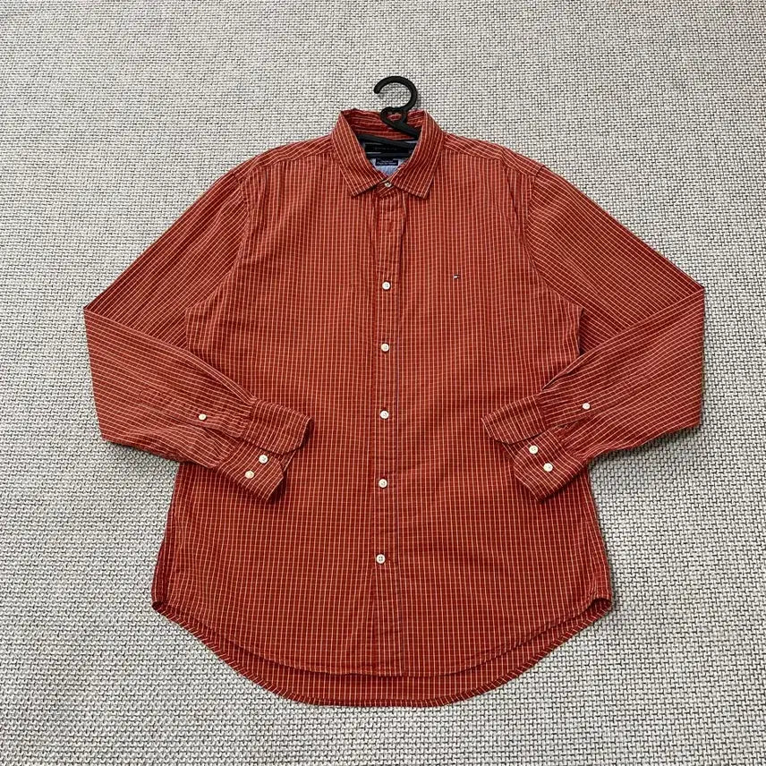 [BUNJANG] Tommy Hilfiger Checkered Shirt / M 타미힐피거 체크 셔츠 남방 B.5751