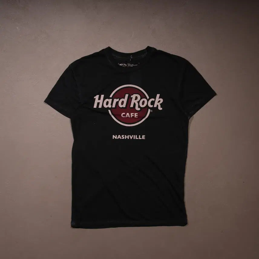 [BUNJANG] Hard Rock Cafe Cotton Blend T-Shirt WOMENS M / 하드락카페 스판 반팔티셔츠 A629