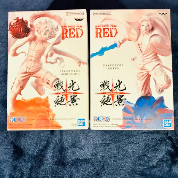 [BUNJANG] One Piece Film Red Den Den Mushi Luffy & Shanks Bundle (Sealed) / 미개봉/정품) 원피스 필름레드 전광절경 루피 샹크스 일괄