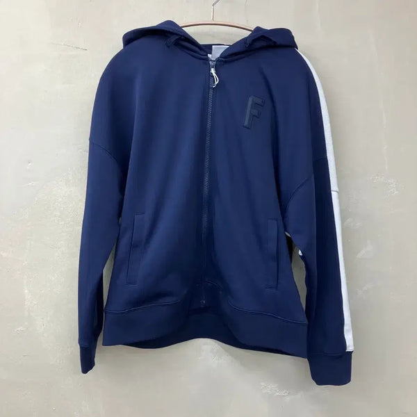 [BUNJANG] Fila Navy Hooded Zip-up Jacket Size 100 / 휠라 후드집업 100