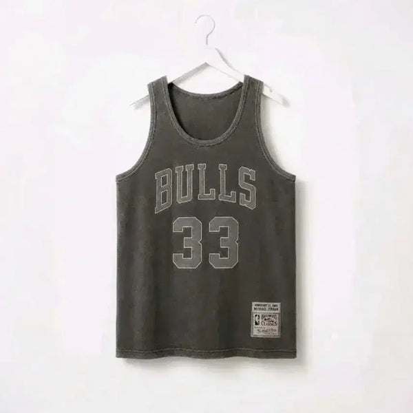 [BUNJANG] Chicago Bulls Pigment Sleeveless Top (New) / 시카고불스 피그먼트 나시(새제품)