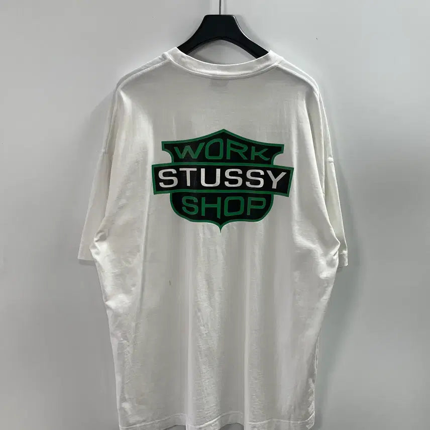 [BUNJANG] Stussy x Our Legacy Badge T-Shirt XL / 스투시 X 아워레가시 뱃지 반팔티  (on.1601)