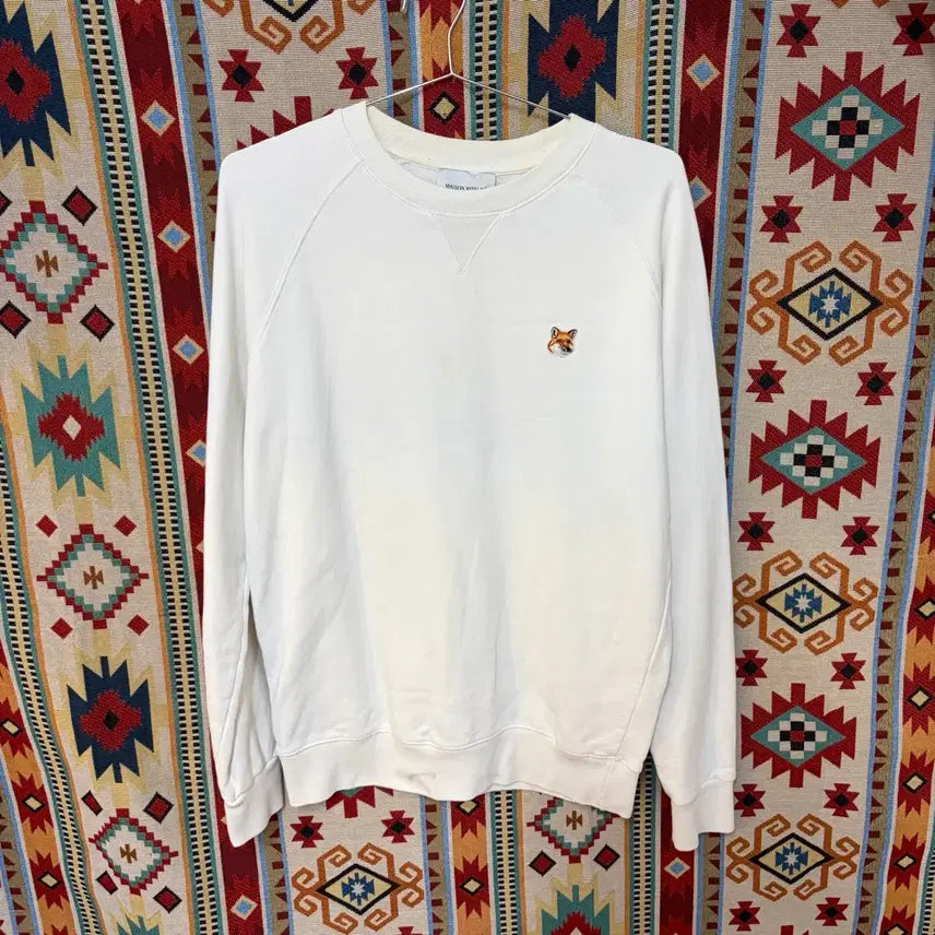 [BUNJANG] Maison Kitsuné Fox Head Round Sweatshirt (Size S) / 메종키츠네 폭스 헤드 라운드 맨투맨 S