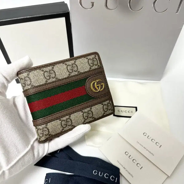[BUNJANG] Gucci Marmont Ophidia Bifold Wallet / (정품)(풀구성)구찌 마몬트 오피디아 반지갑