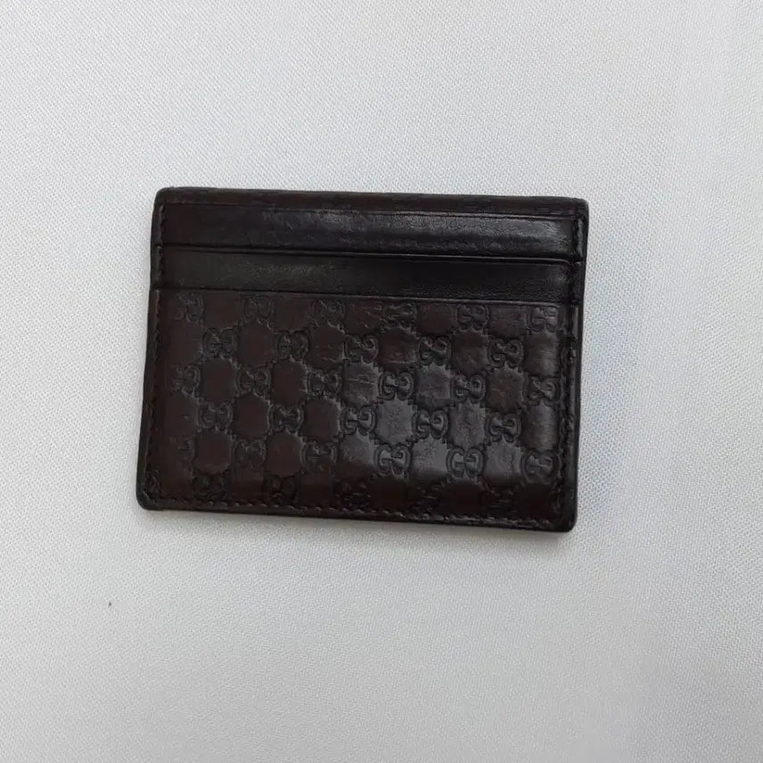 [BUNJANG] Gucci Shima Leather Bifold Wallet Dark Brown / 구찌 시마 레더 반지갑 다크브라운 352365