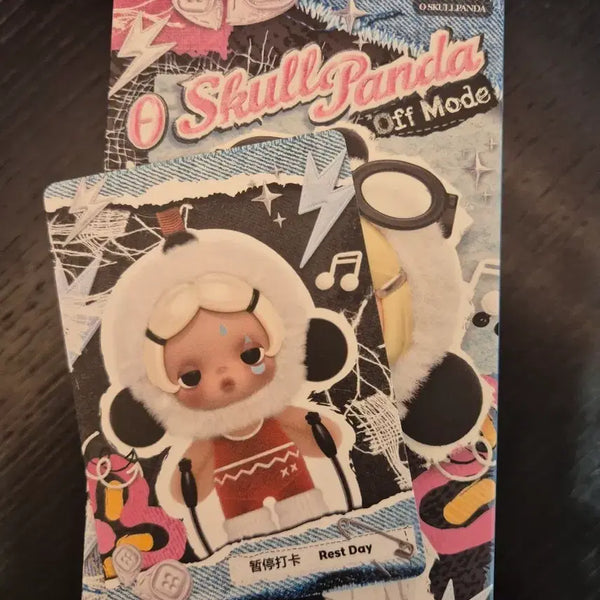 [BUNJANG] Pop Mart Skullpanda Off Mode Rest Day Sealed / [당일발송] 팝마트 스컬판다 off mode  [rest day] 미개봉