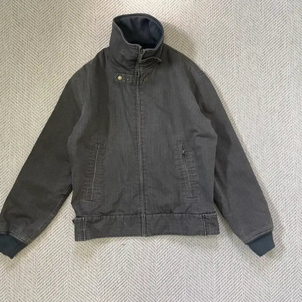 [BUNJANG] Woolrich Stand Collar Cotton Blouson Jacket / Woolrich 울리치 스탠드 칼라 코튼 블루종 자켓