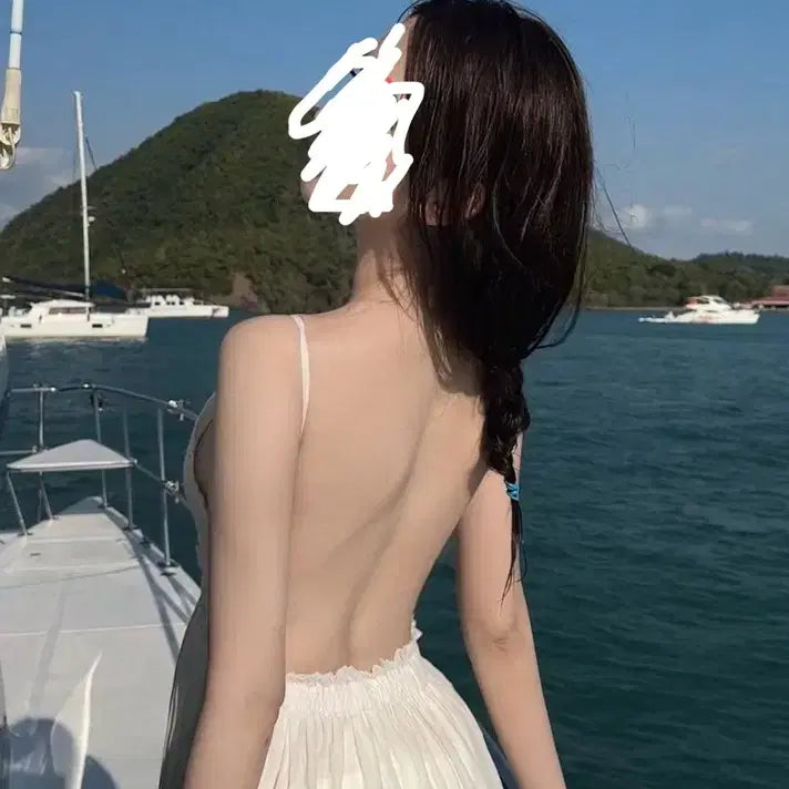 [BUNJANG] Flare Skirt One-Piece Dress / 플레어 스커트 원피스