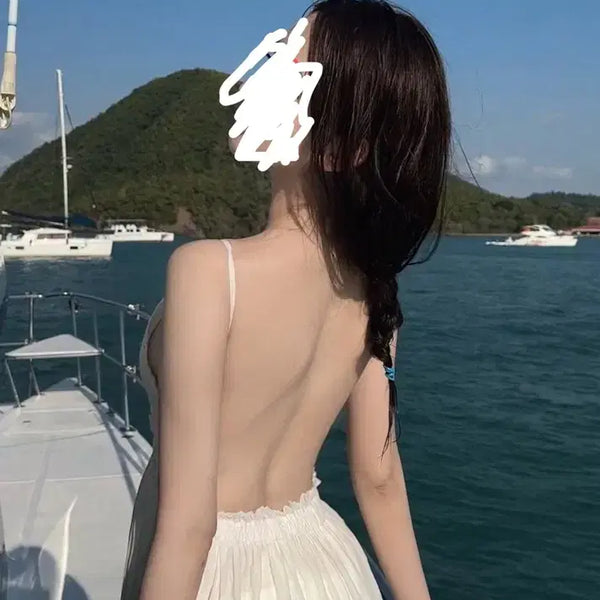 [BUNJANG] Flare Skirt One-Piece Dress / 플레어 스커트 원피스