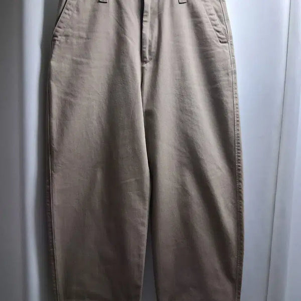 [BUNJANG] Uniqlo Wide Chino Pants Beige Size 82 / 유니클로 와이드 치노팬츠 82