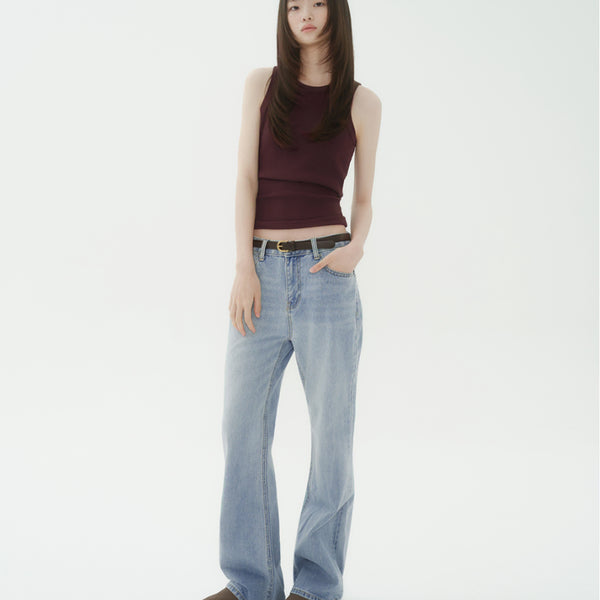 [BUNJANG] Musinsa Standard Women's Bootcut Denim Pants Light Indigo / [무신사 스탠다드 우먼] 우먼즈 부츠 컷 데님 팬츠