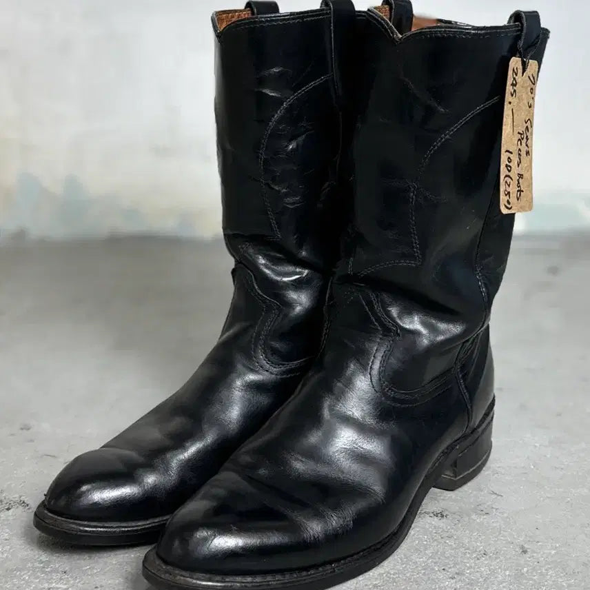 [BUNJANG] Sears 70's Western Roper Boots - USA Made / [280] 70's USA 빈티지 시어스 sears 카우보이 웨스턴 로퍼 부츠