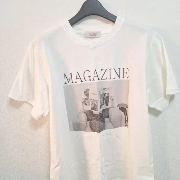 [BUNJANG] Bycinii Magazine T-Shirt / 새상품 바이씨니 매거진 티셔츠