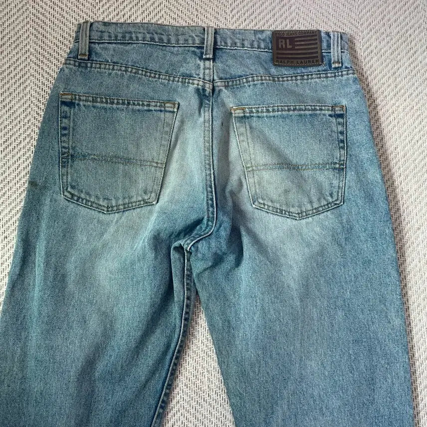 [BUNJANG] Polo Ralph Lauren 90s Classic Washed Denim Pants / 90s 폴로랄프로렌 클래식 워시드 데님 팬츠