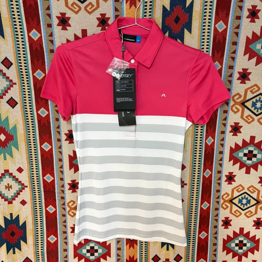 [BUNJANG] J.LINDEBERG Women's Golf Wear Performance T-Shirt XS / 새상품 제이린드버그 여성 골프웨어 기능성 골프 티셔츠 XS