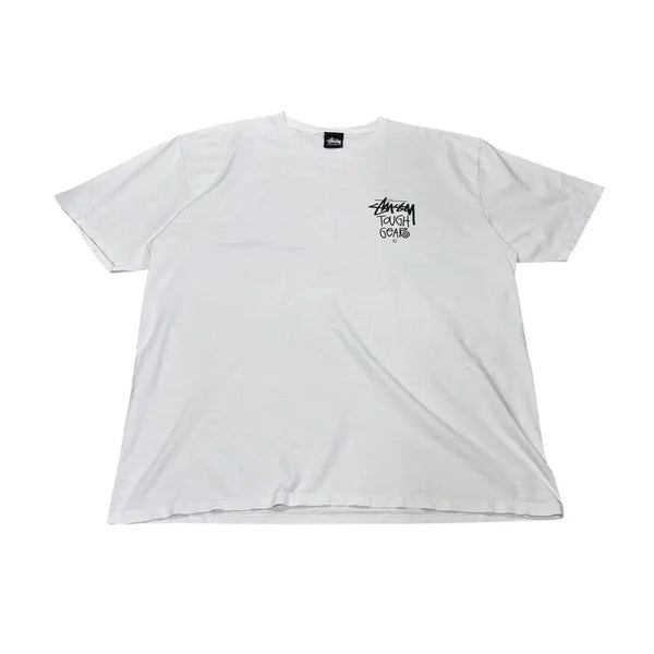 [BUNJANG] Stussy Tough Gear Graphic T-Shirt White XL / XL 스투시 화이트 터프기어 반팔티