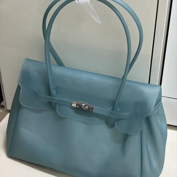 [BUNJANG] Jelly Perkin (TPU) Jelly Bag - Blue / 젤리 퍼킨 (TPU) 젤리백 블루