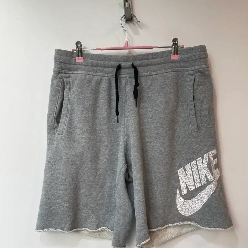 [BUNJANG] Nike Grey Printing Shorts / 나이키 그레이 프린팅 반바지