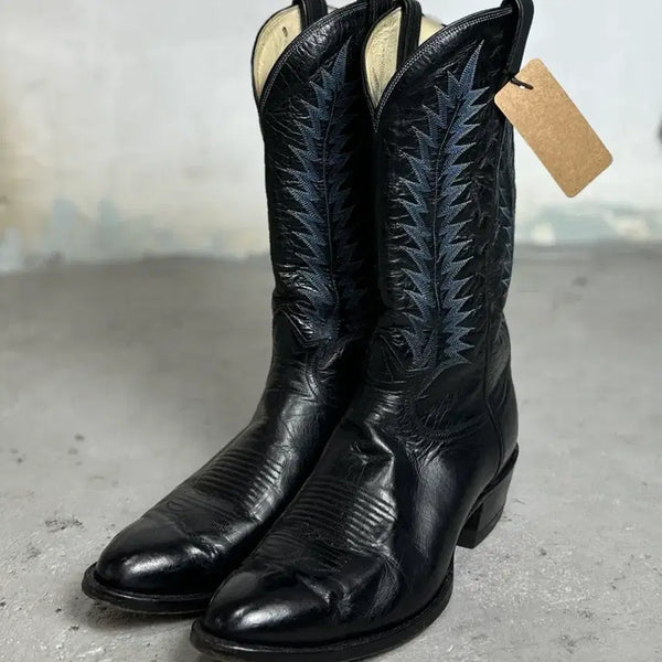 [BUNJANG] Tony Lama 80's Gold Tag Cowboy Western Boots / [285] 80's USA Made 토니라마 카우보이 웨스턴 부츠 스닙토