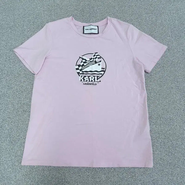 [BUNJANG] Karl Lagerfeld Short-Sleeve T-Shirt (Size 85/55) / 85 (구 55) 칼라거펠트 반팔 티 | 073109