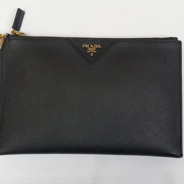 [BUNJANG] Prada Leather Clutch "2NH05V" / 프라다 레더 클러치 "2NH05V"