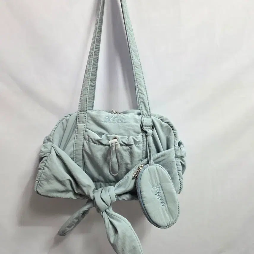 [BUNJANG] Atelier Vanessa Bruno Shirring Ribbon Shoulder Bag / 아떼 바네사부르노 셔링 리본 숄더백