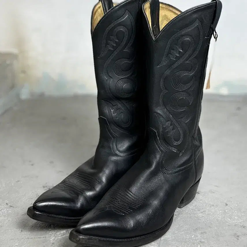 [BUNJANG] Tony Lama 80's USA Made Cowboy Western Boots (10D / 275-280) / [280] 80's USA Made 토니라마 카우보이 웨스턴 부츠 스닙토 밑창보강