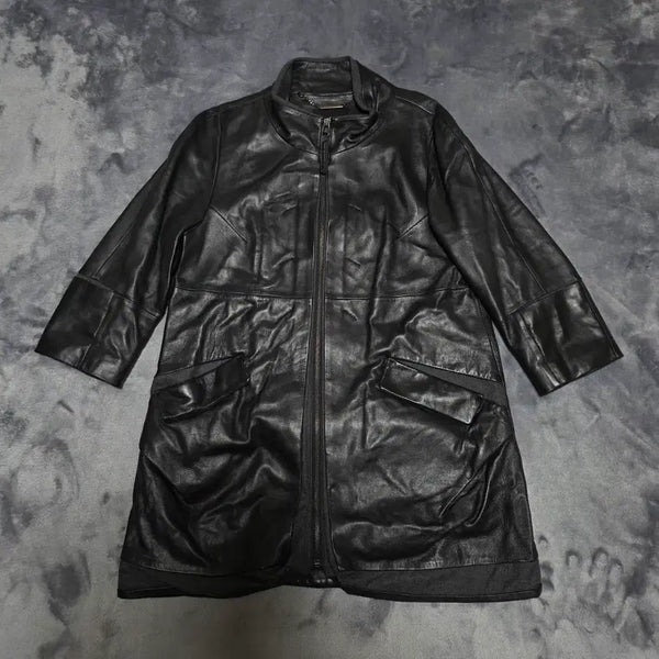 [BUNJANG] Valencia Lambskin Leather Jacket / (66)여성 발렌시아 양가죽 자켓