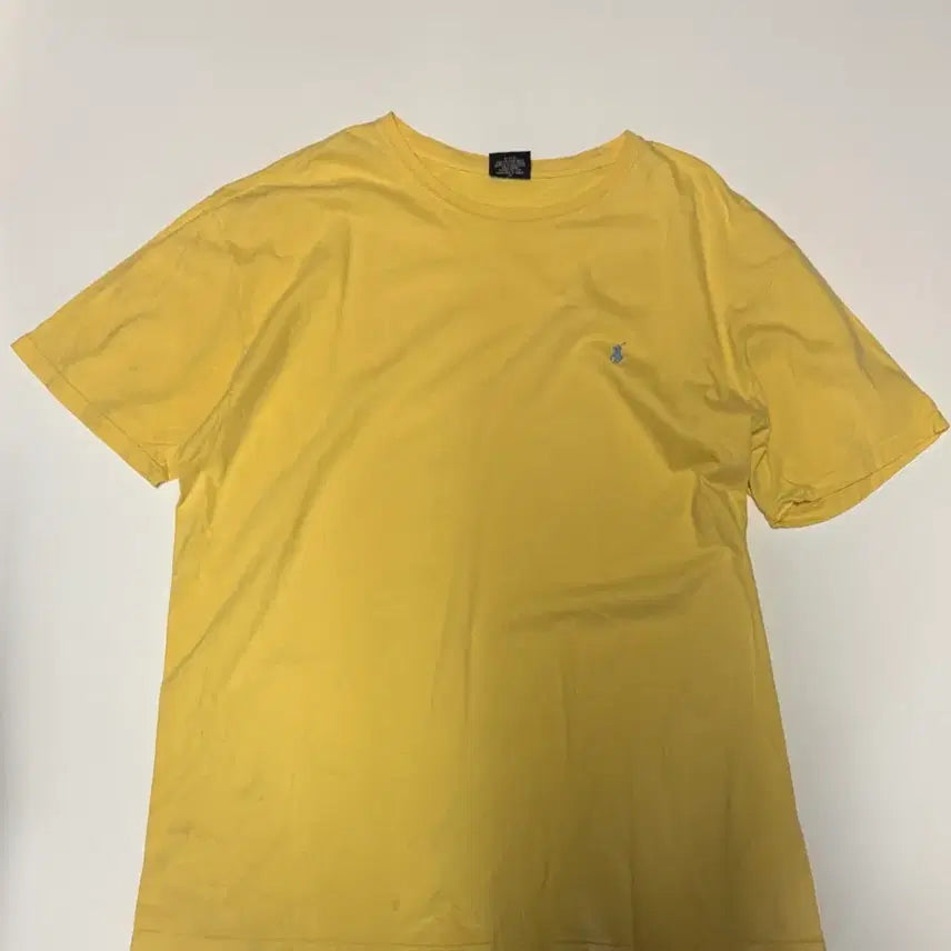 [BUNJANG] Polo Ralph Lauren USA Big Size T-Shirt 2XL Yellow / 폴로 랄프로렌 USA 빅 사이즈 반팔 티셔츠 2XL 옐로우