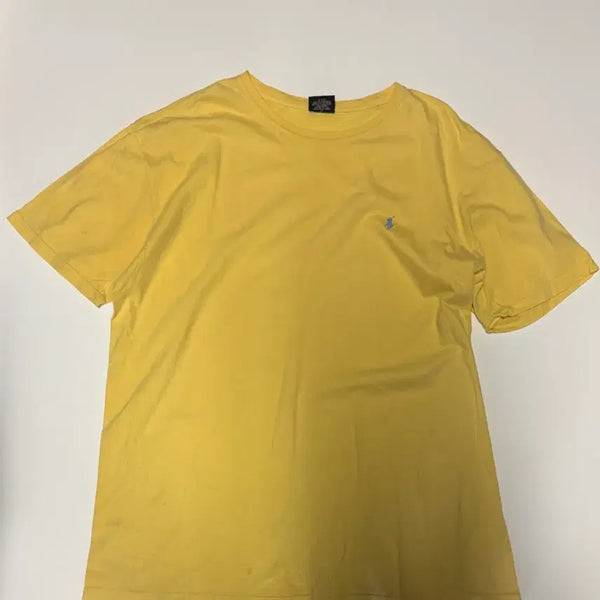 [BUNJANG] Polo Ralph Lauren USA Big Size T-Shirt 2XL Yellow / 폴로 랄프로렌 USA 빅 사이즈 반팔 티셔츠 2XL 옐로우
