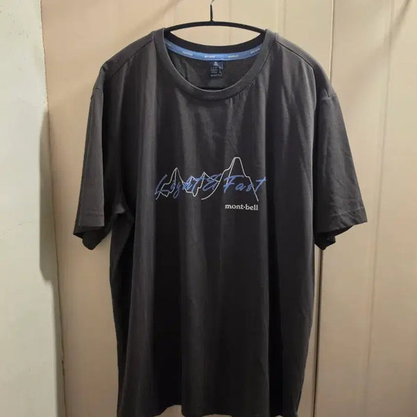 [BUNJANG] Montbell Half-Sleeve T-Shirt Charcoal Grey / 105 몽벨 반팔티 챠콜그레이