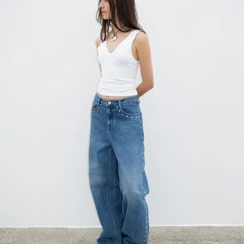 [BUNJANG] Poly SueM Studded Jeans / 폴리수엠 스터드 진