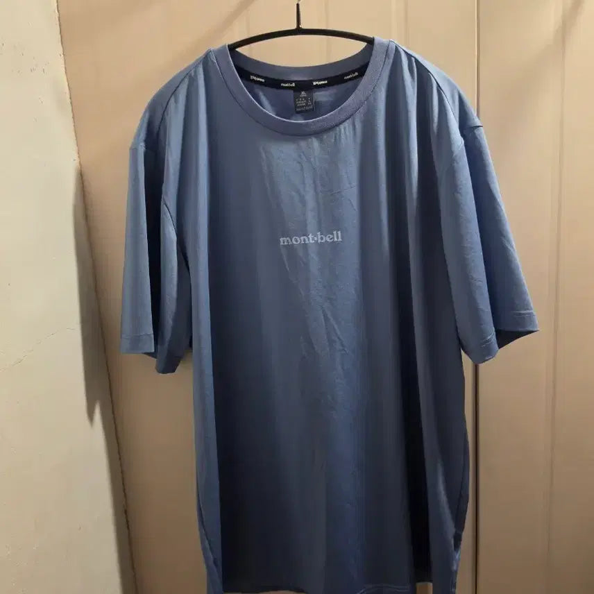 [BUNJANG] Montbell Short-Sleeve T-Shirt Sky Blue / 105 몽벨 반팔 티셔츠 하늘색