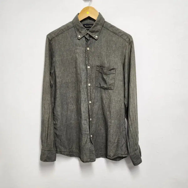 [BUNJANG] Massimo Dutti Linen Shirt / [M] 마시모두띠 린넨 셔츠
