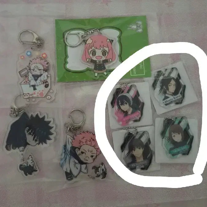 [BUNJANG] Jujutsu Kaisen Non-Official Goods Keychain Bundle Set / 주술회전 스파페 비공굿 키링 처분
