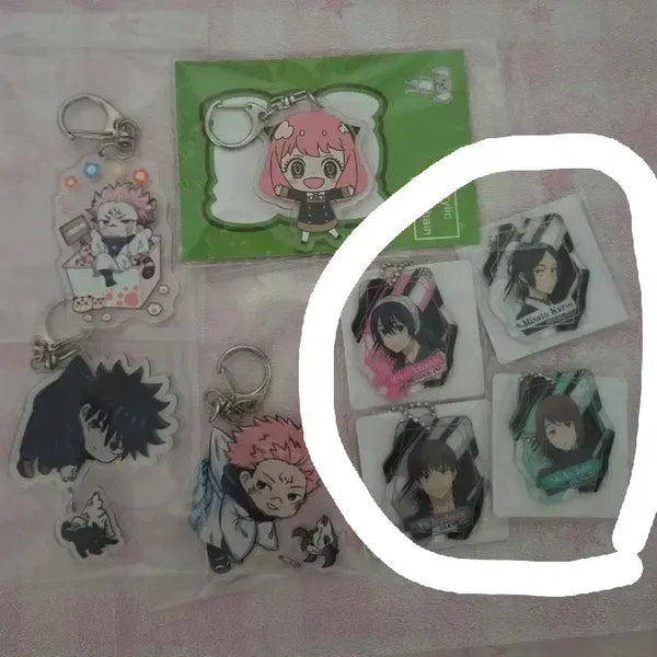 [BUNJANG] Jujutsu Kaisen Non-Official Goods Keychain Bundle Set / 주술회전 스파페 비공굿 키링 처분