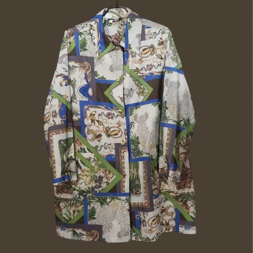 [BUNJANG] Salvatore Ferragamo Scarf Pattern Jacket / 살바토레 페라가모 스카프 패턴 자켓