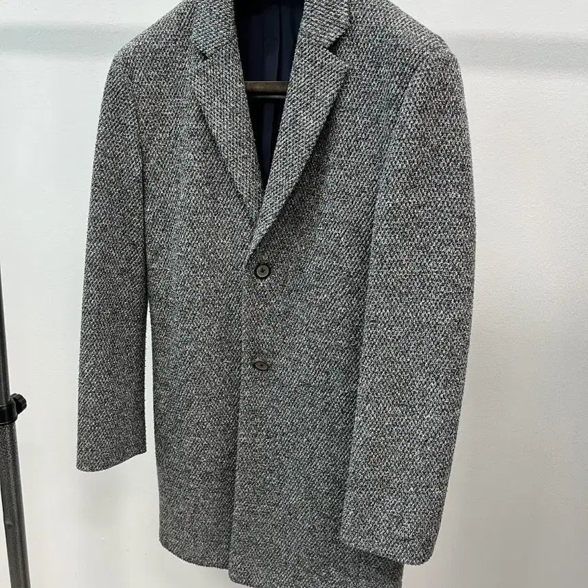 [BUNJANG] TIME Tweed Knit Coat Size 95 / 95) 타임 트위드 니트코트