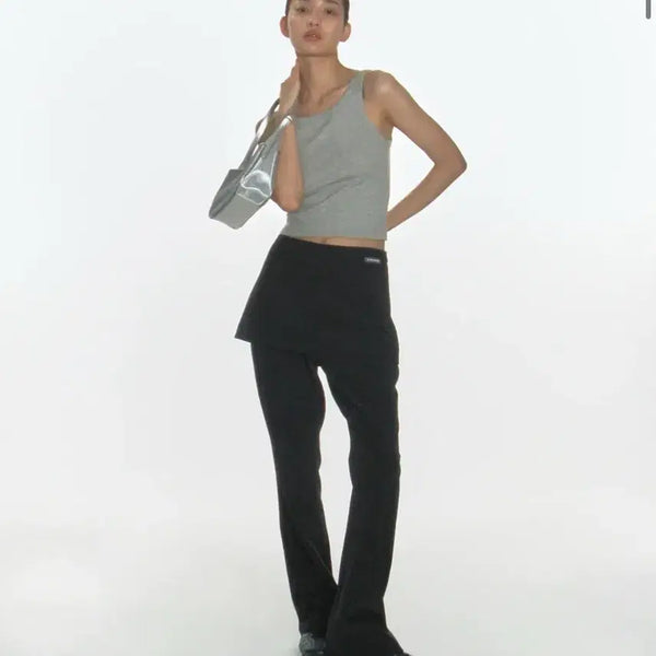 [BUNJANG] PotzPotz Overlapping Pants / 포츠포츠 오버래핑 팬츠