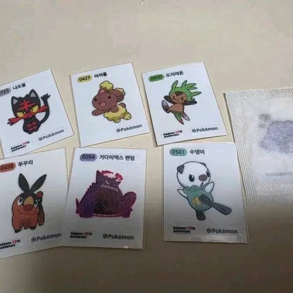 [BUNJANG] Pokemon Stickers Set 3 / 포켓몬 띠부씰 세트3