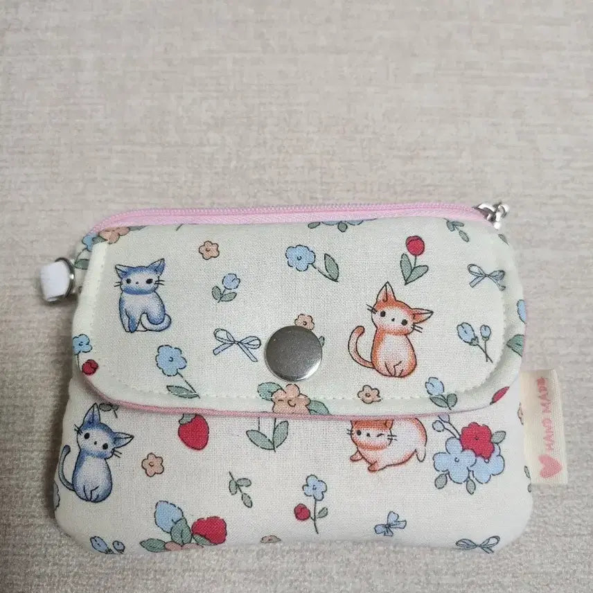 [BUNJANG] Cute Cat Pouch Wallet / 고양이 파우치 지갑