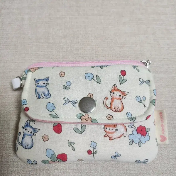 [BUNJANG] Cute Cat Pouch Wallet / 고양이 파우치 지갑