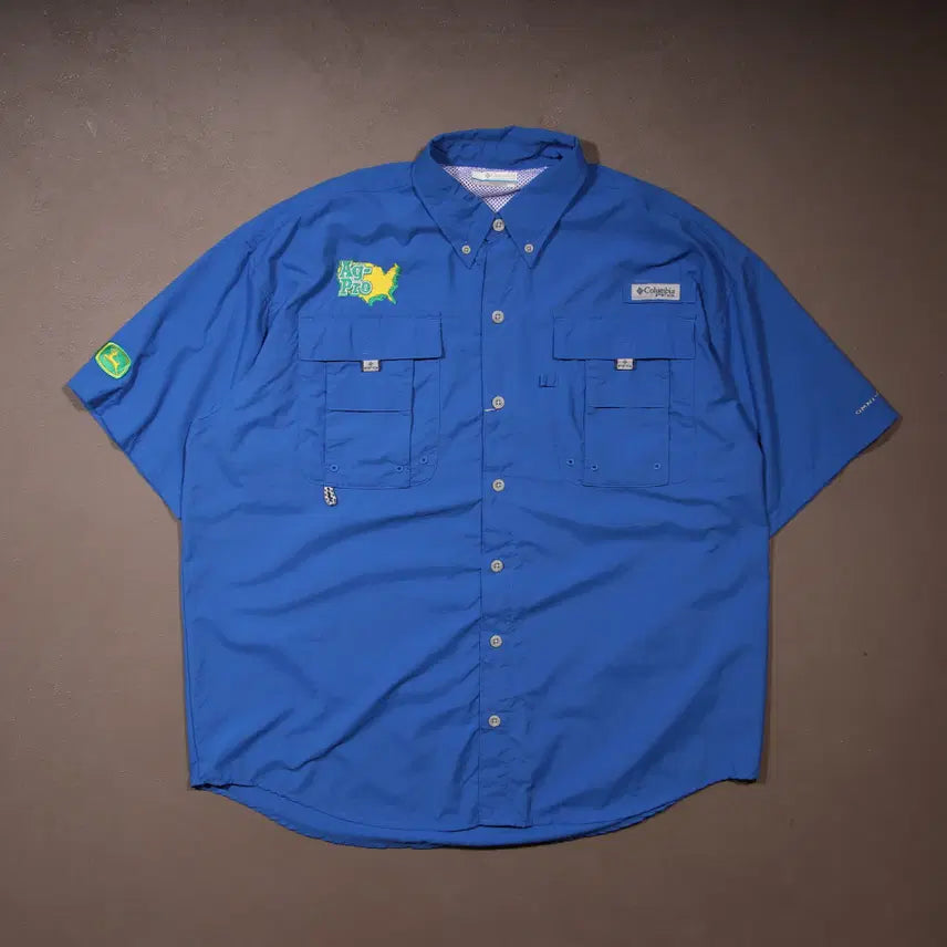 [BUNJANG] Columbia PFG Short Sleeve Shirt L / 컬럼비아 PFG 반팔셔츠 A633