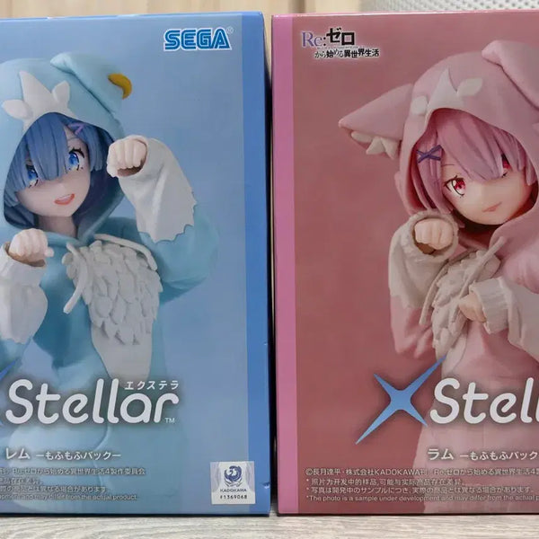 [BUNJANG] SEGA Re:Zero Ram & Rem Prize Figure Set / 세가 엑스텔라 리제로 렘 람 경품피규어